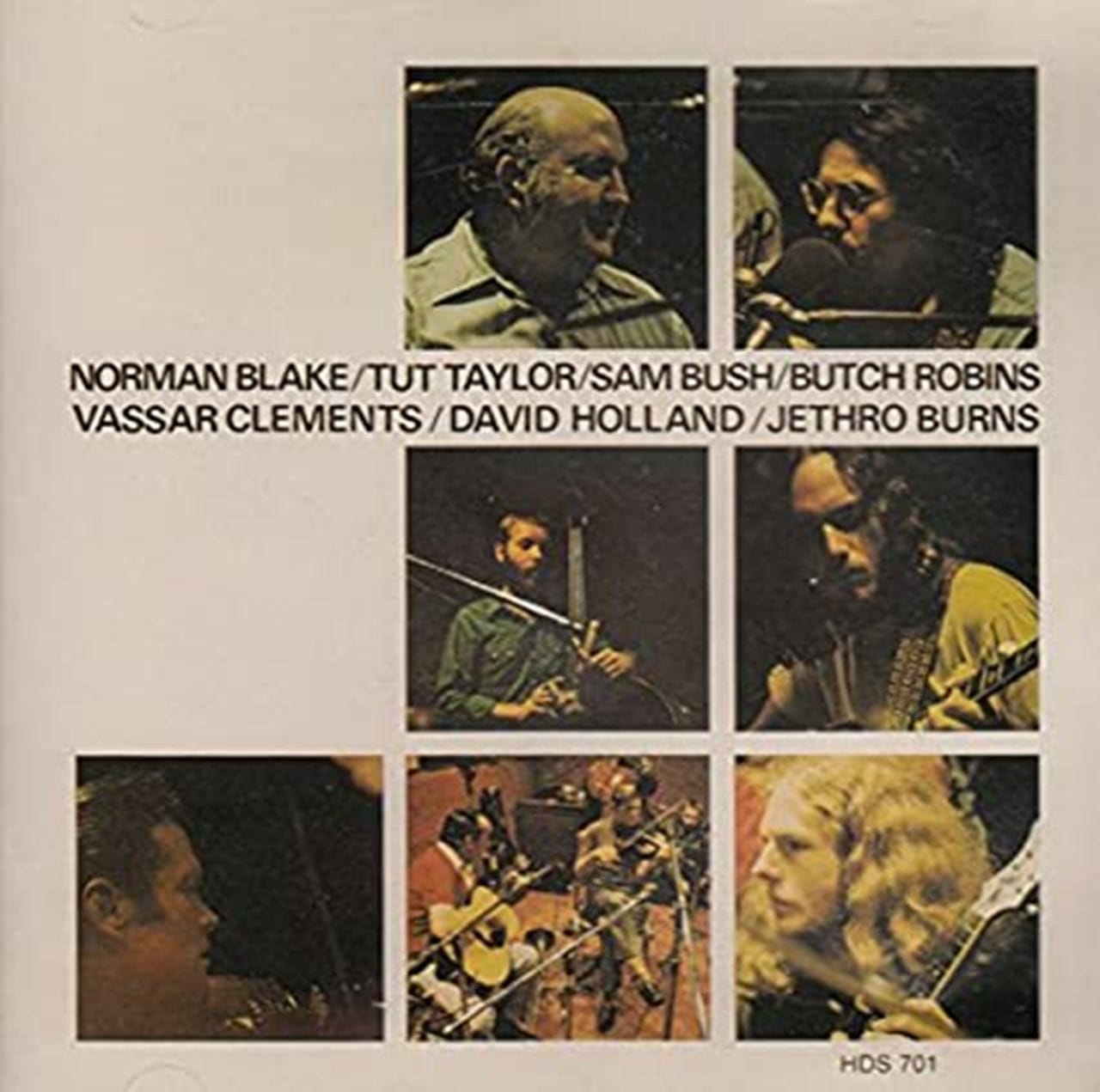 A.A.V.V. - Norman Blake, Tut Taylor, Sam Bush, Butch Robins, Vassar Clements, David Holland & Jethro Burns cover album