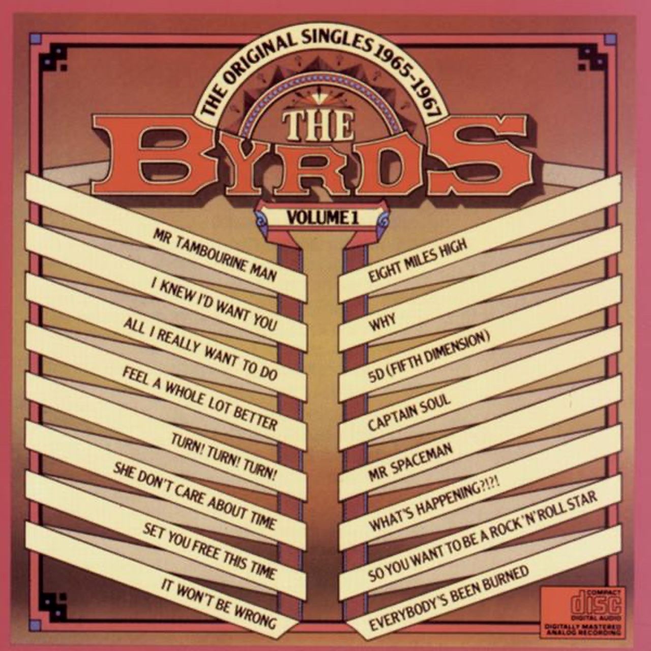Byrds – The Original Singles 1965-1967, vol. 1 cover album