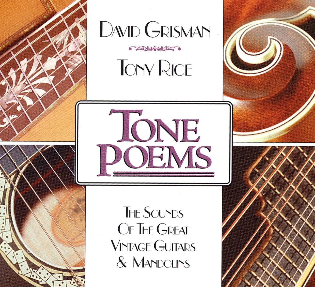 David Grisman & Tony Rice – Tone Poems cover album