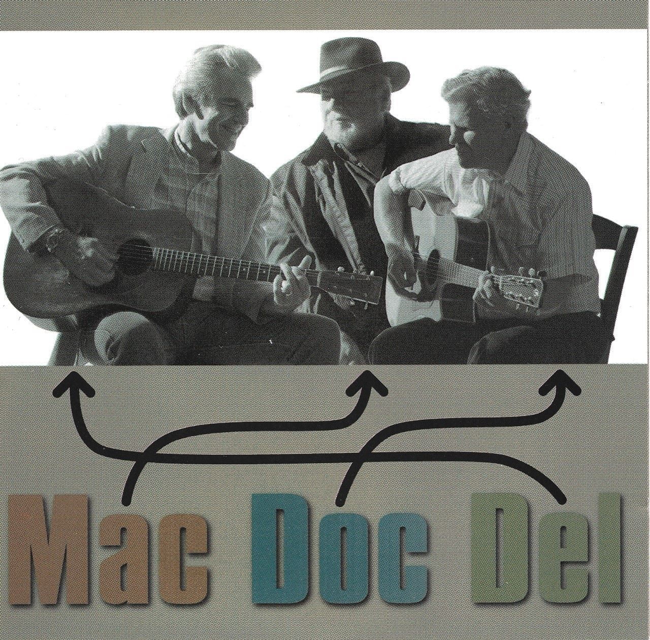 Del McCoury, Doc Watson Mac Wiseman - Mac, Doc & Del cover album