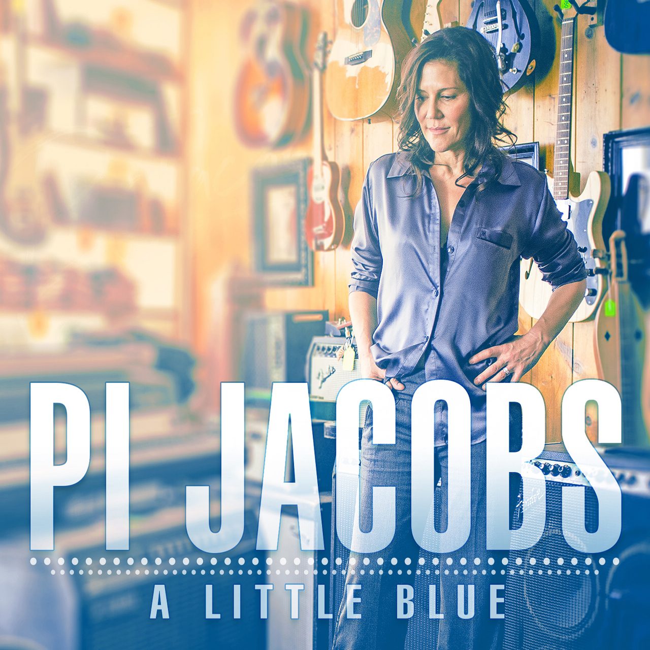 Pi Jacobs – A Little Blue cover album
