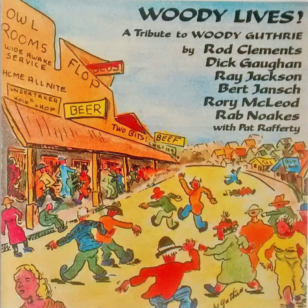 Woody-Lives cover album Woody Guthrie
