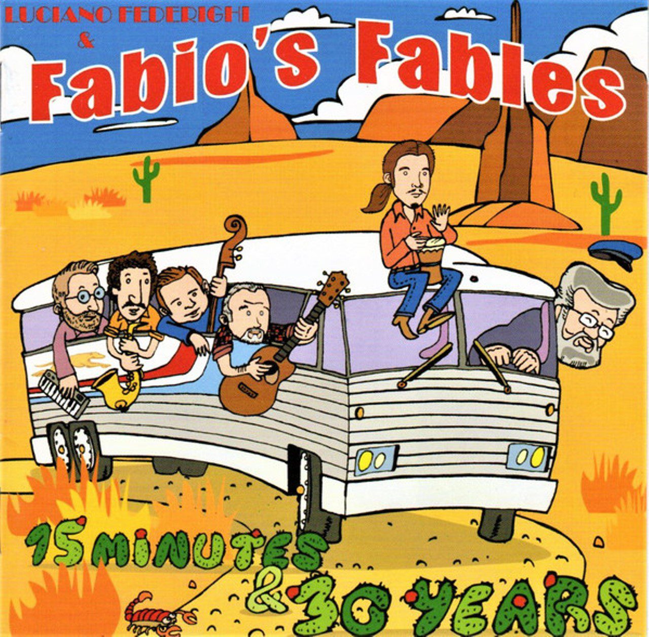 Luciano Federighi e Fabio's Fables - 15 Minutes & 30 Years cover album