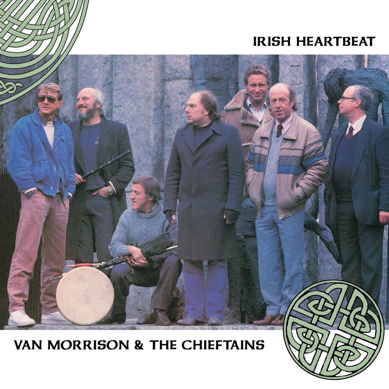 Van Morrison & The Chieftains - Irish Heartbeat cover album
