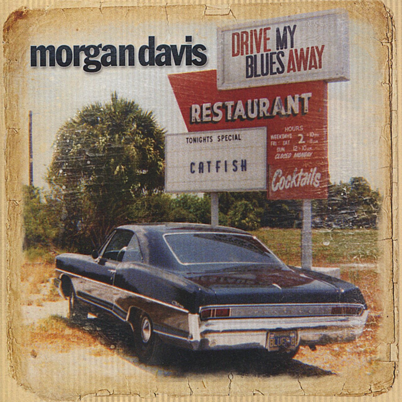 Morgan Davis - Drive My Blues Away cover album