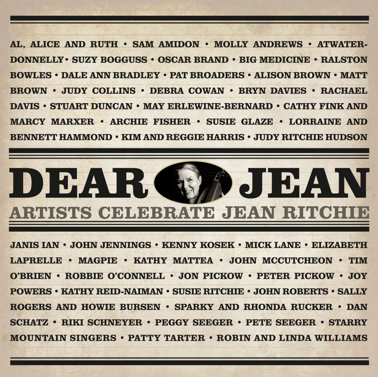 A.A.V.V. - Dear Jean - Artists Celebrate Jean Ritchie cover album