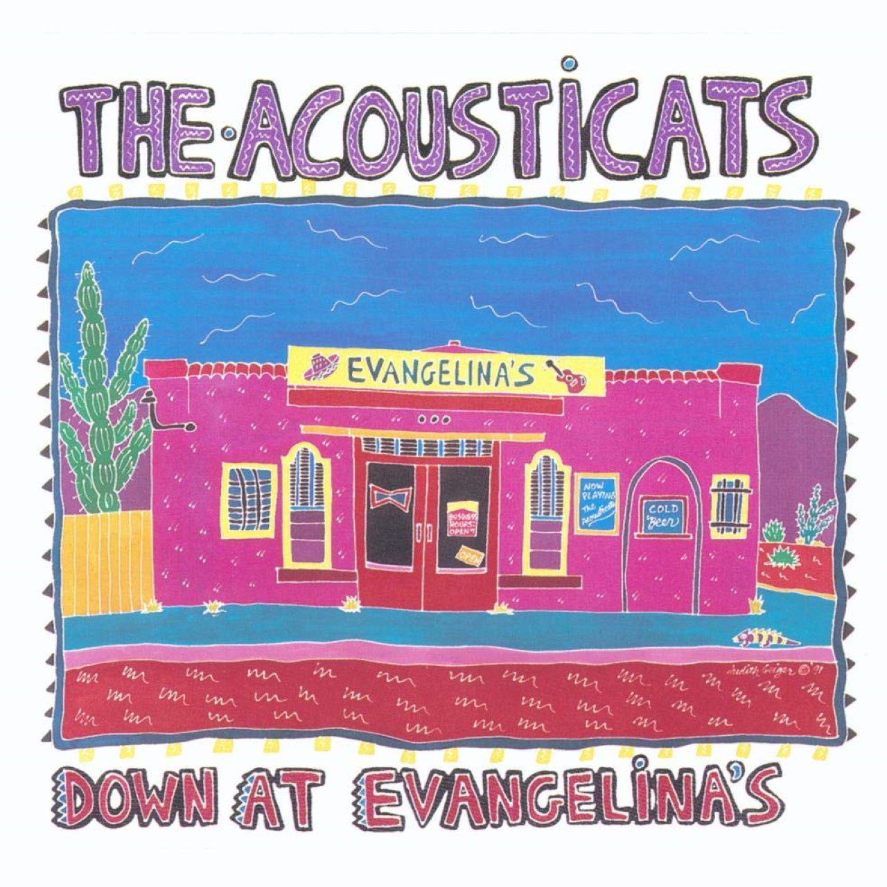 Acousticats - Down At Evangelina’s cover album