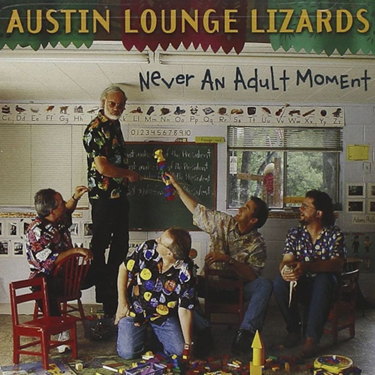 Austin Lounge Lizards - Never An Adult Moment cover album