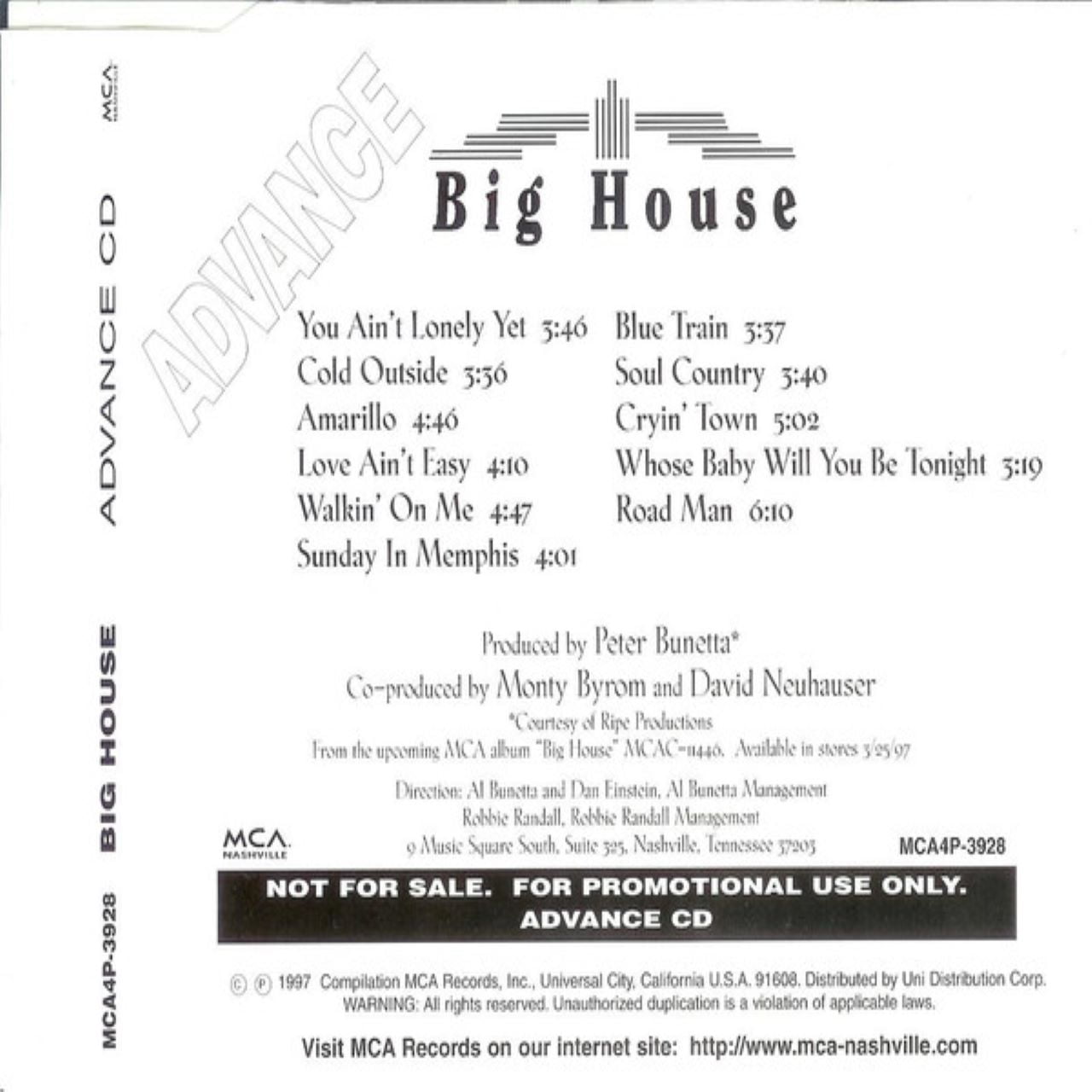 Big House - Big House cover album