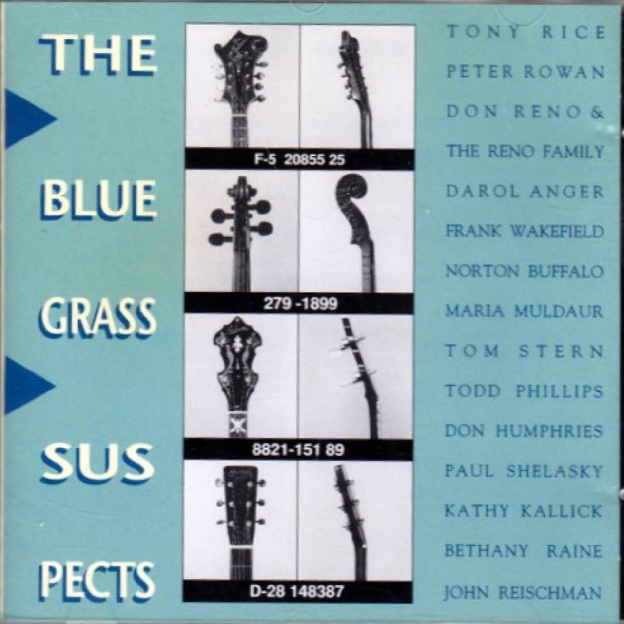 Bluegrass Suspects - The Bluegrass Suspects cover album