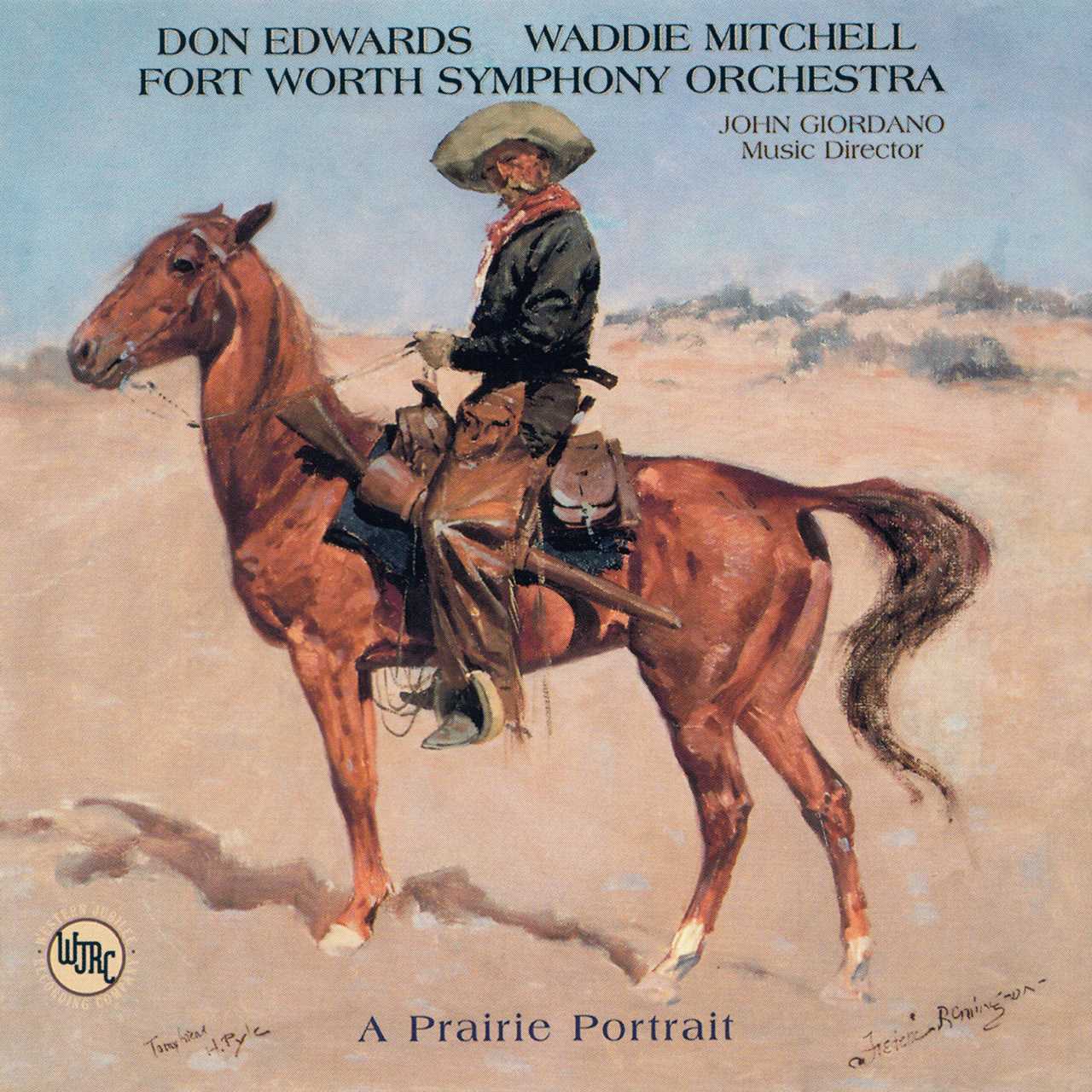 Don Edwards, Waddie Mitchell & The Fort Worth Symphony Orchestra - A Prairie Portrait cover album