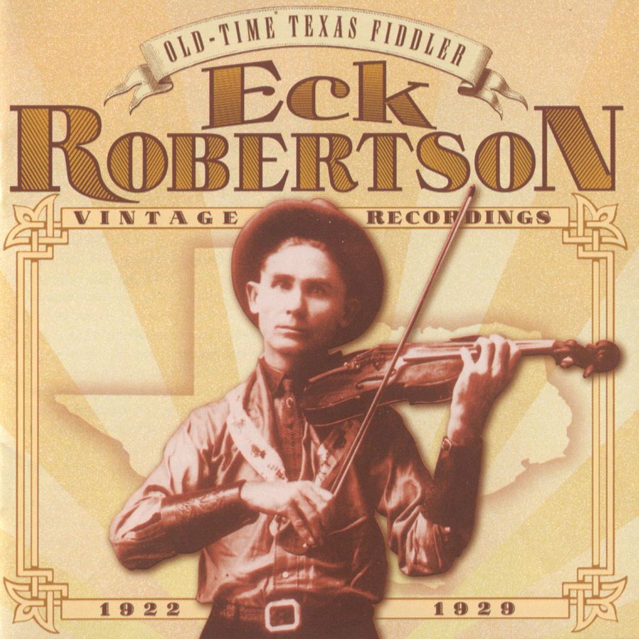 Eck Robertson - Old Time Texas Fiddler cover album