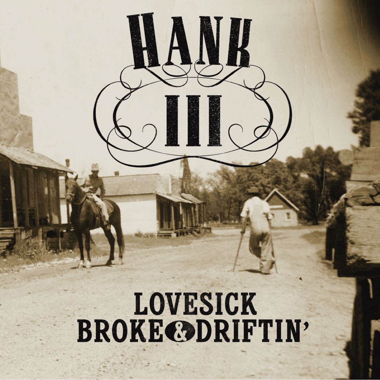 Hank Williams III - Lovesick, Broke & Driftin’ cover album