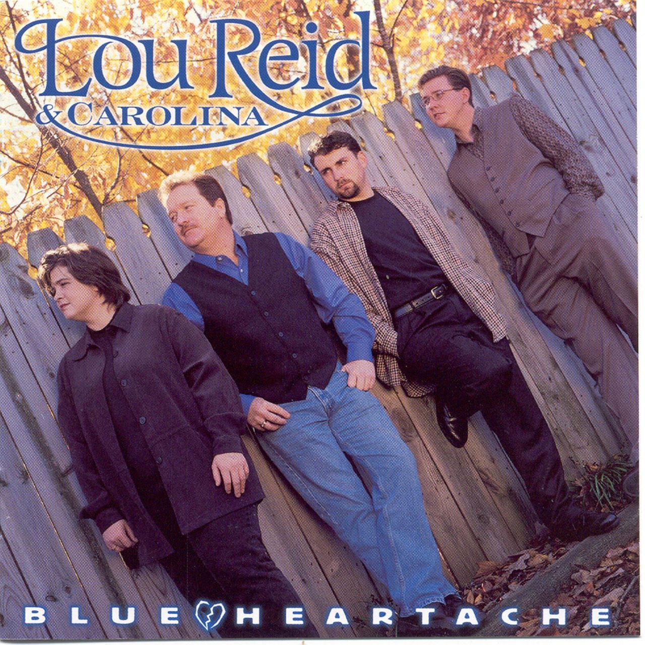 Lou Reid & Carolina - Blue Heartache cover album