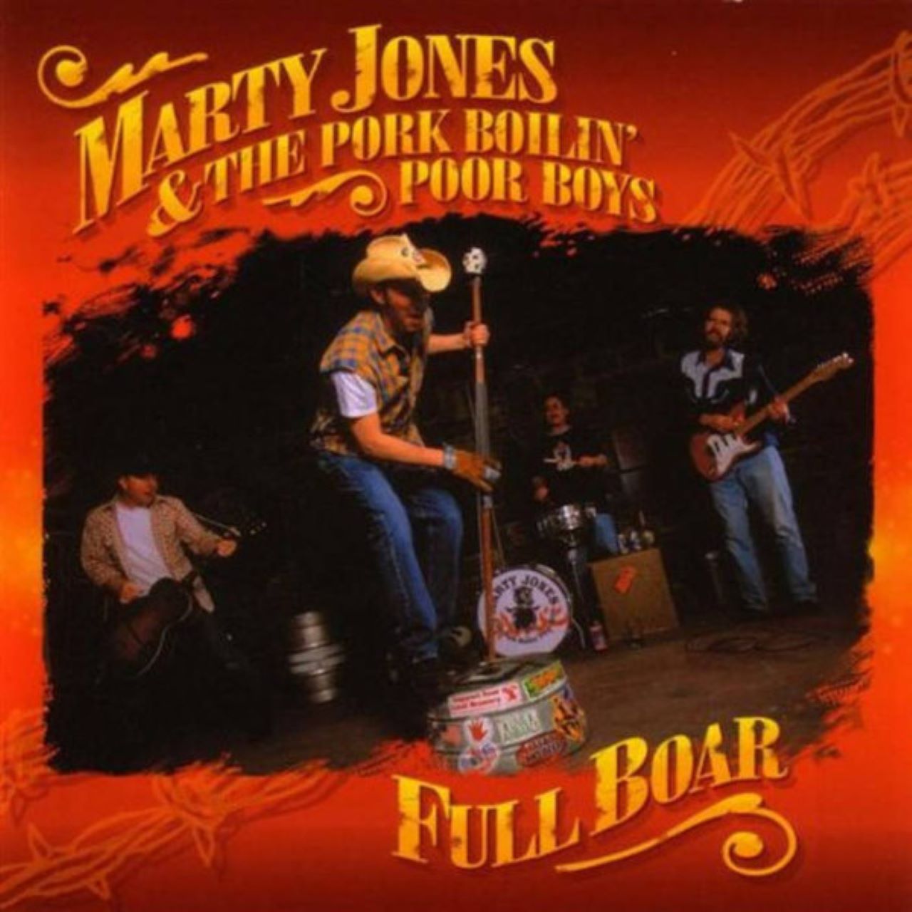 Marty Jones & The Pork Boilin' Poor Boys - Full Boar cover album