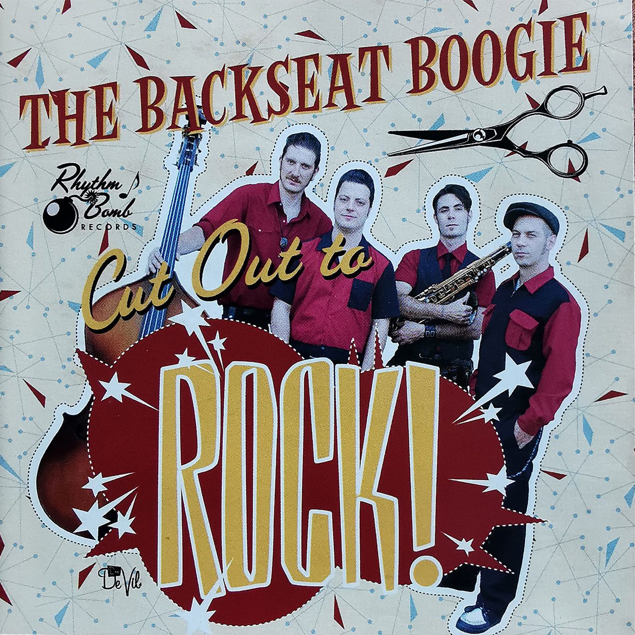 The Backseat Boogie - Cut Out To Rock cover album
