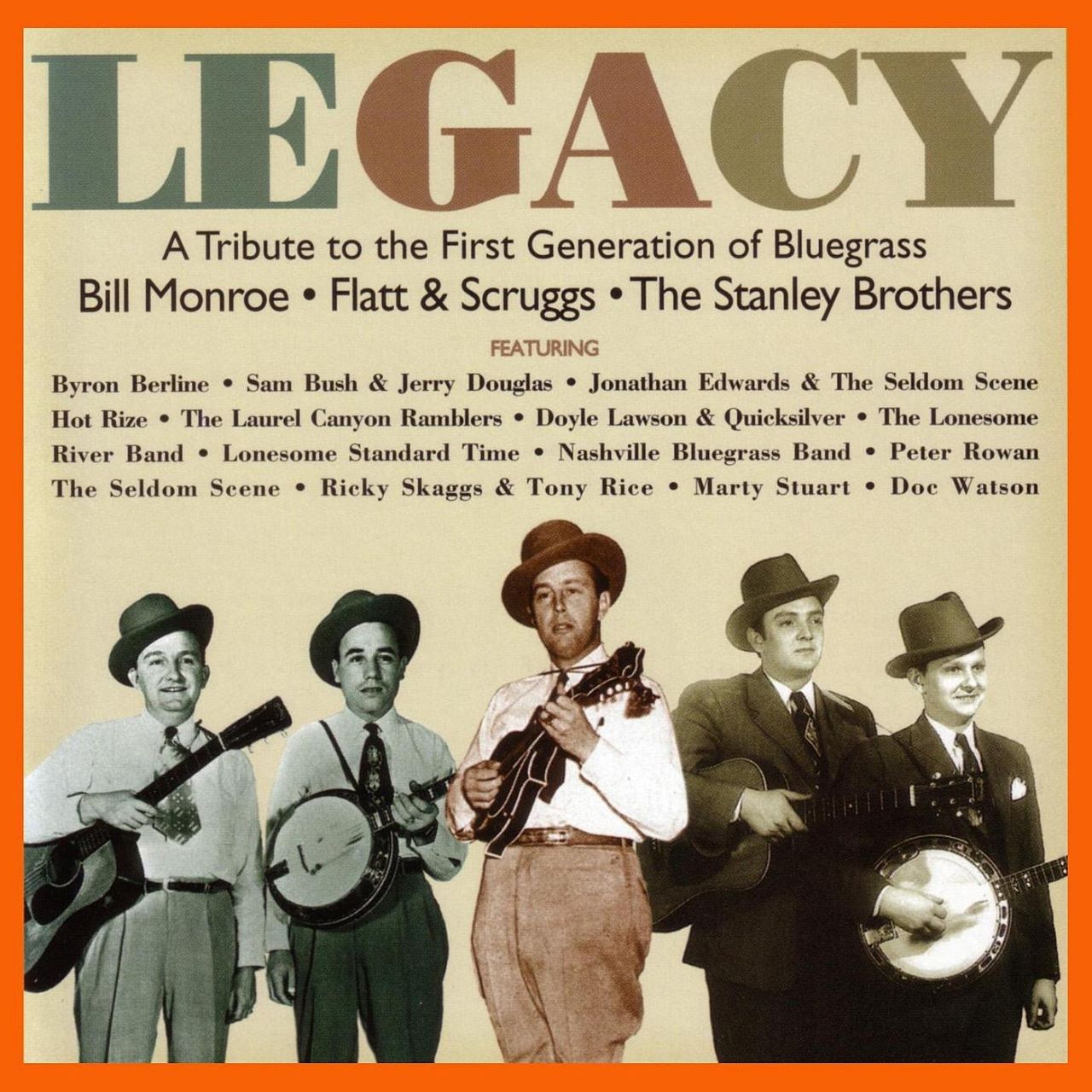 A.A.V.V. - Legacy - A Tribute To The First Generation Of Bluegrass cover album