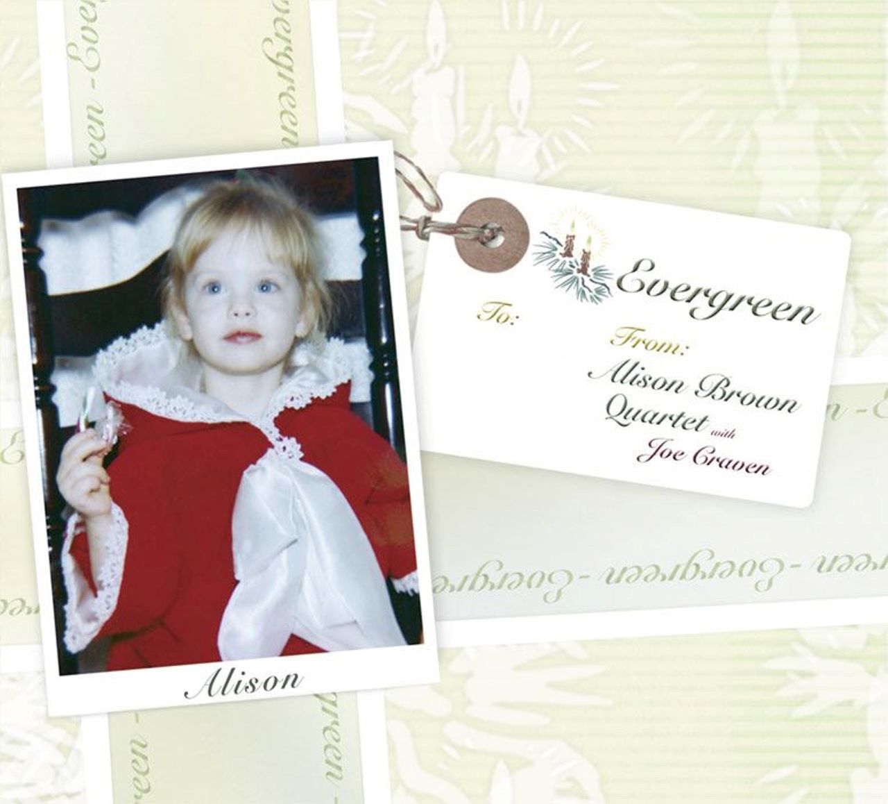 Alison Brown Quartet with Joe Craven - Evergreen cover album