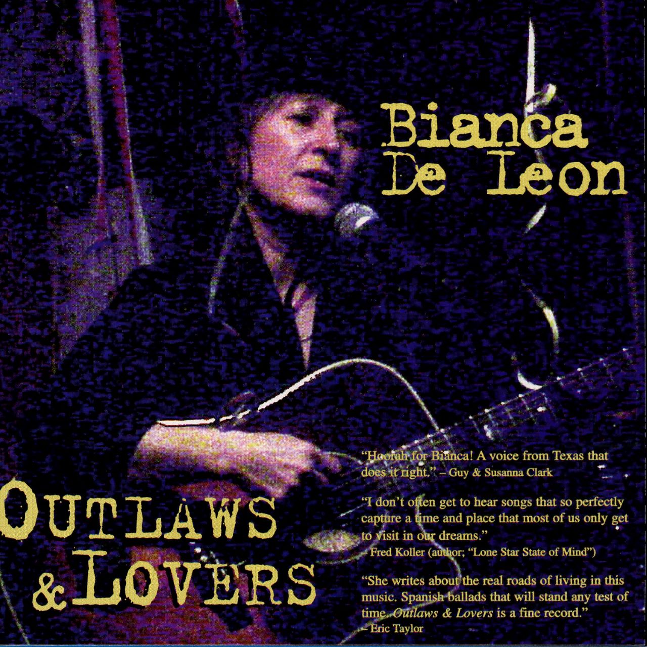 Bianca DeLeon - Outlaws & Lovers covewr album