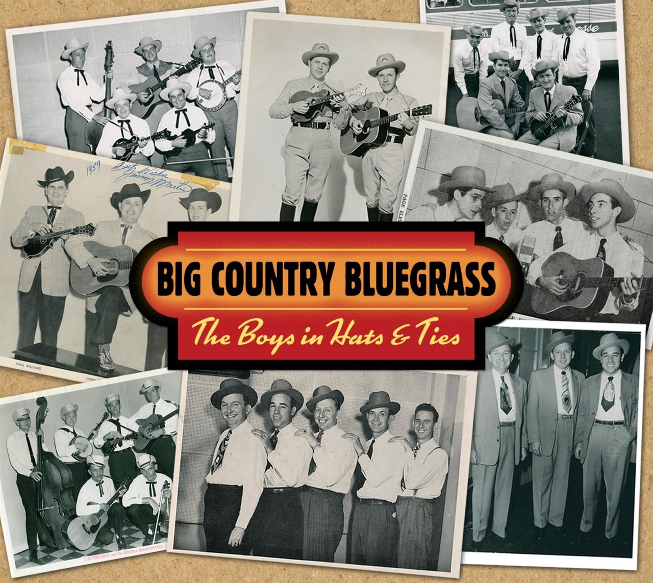 Big Country Bluegrass - The Boys In Hats & Ties cover album