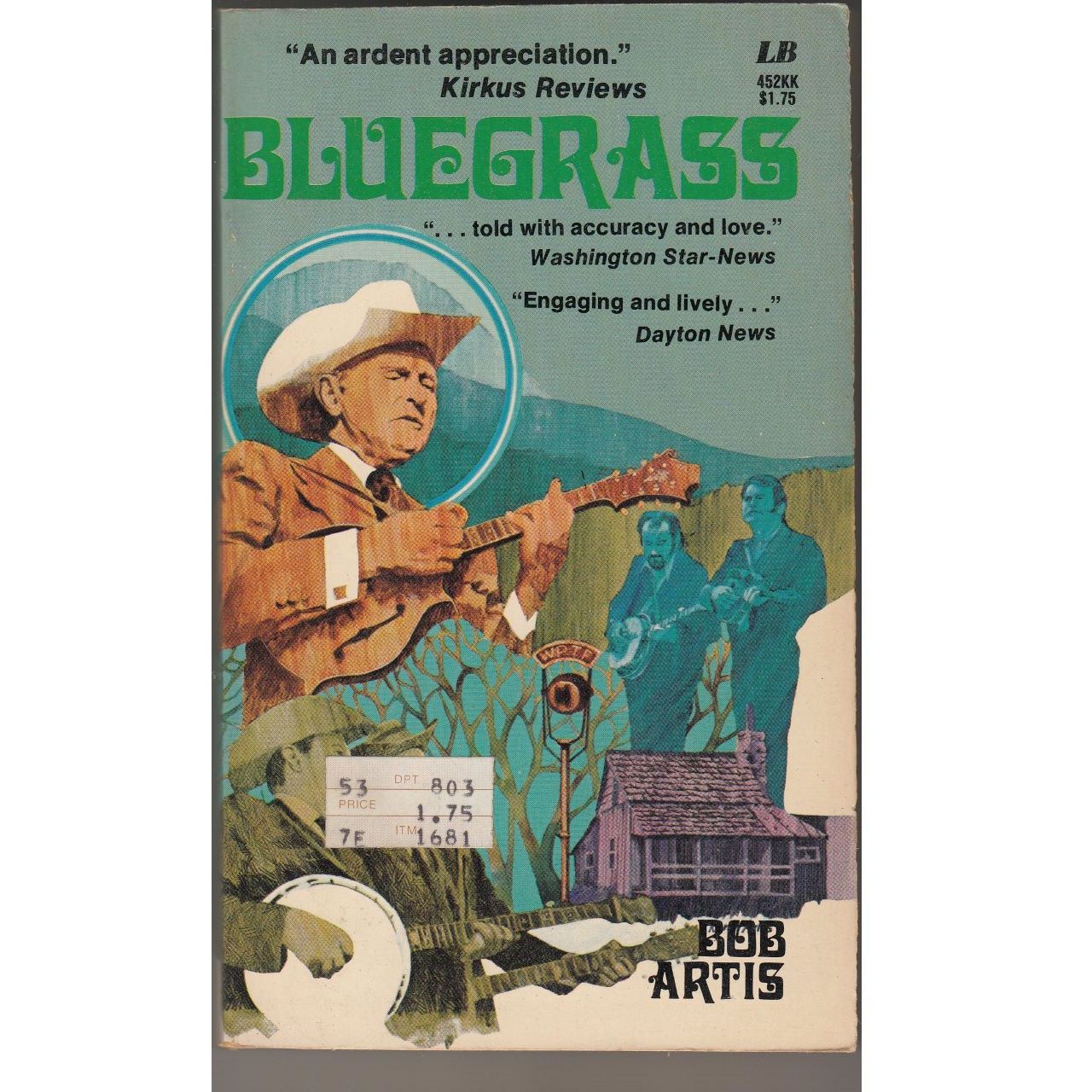copertina libro Bob Artis – Bluegrass (Hawthorn)