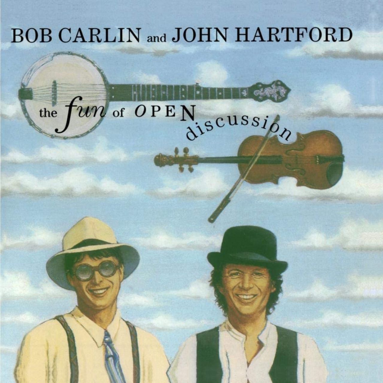 Bob Carlin & John Hartford - The Fun Of Open Discusson cover album