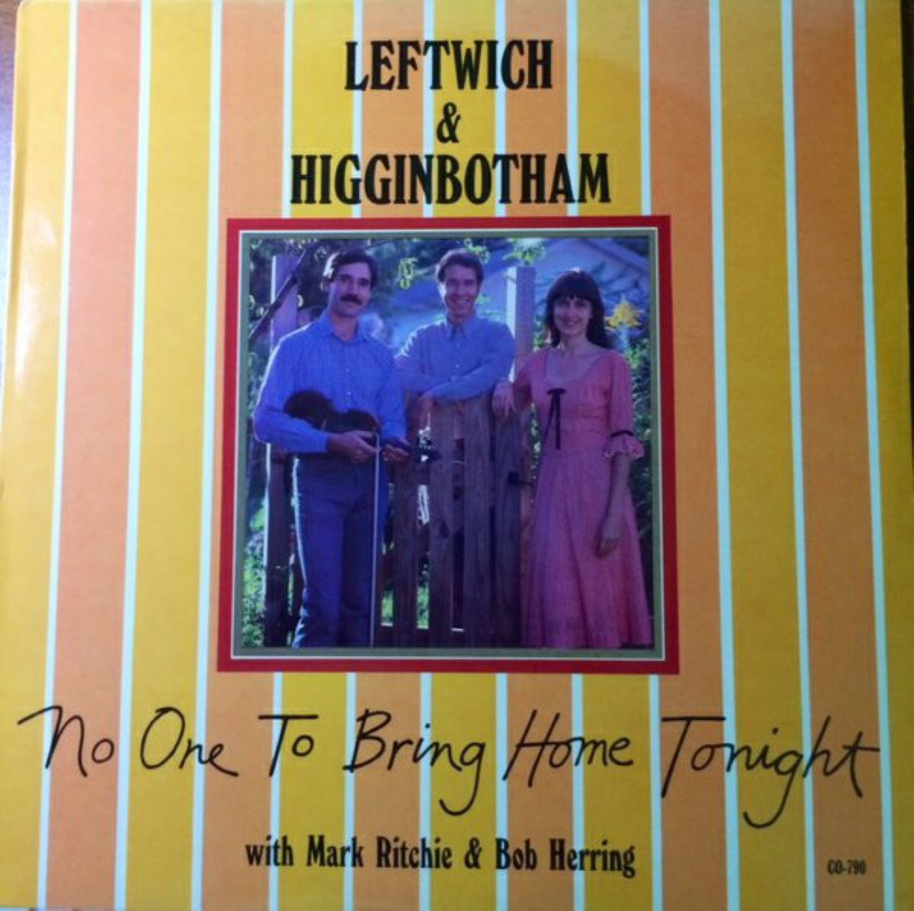 Brad Leftwich & Linda Higginbotham - No One To Bring Home Tonight cover album