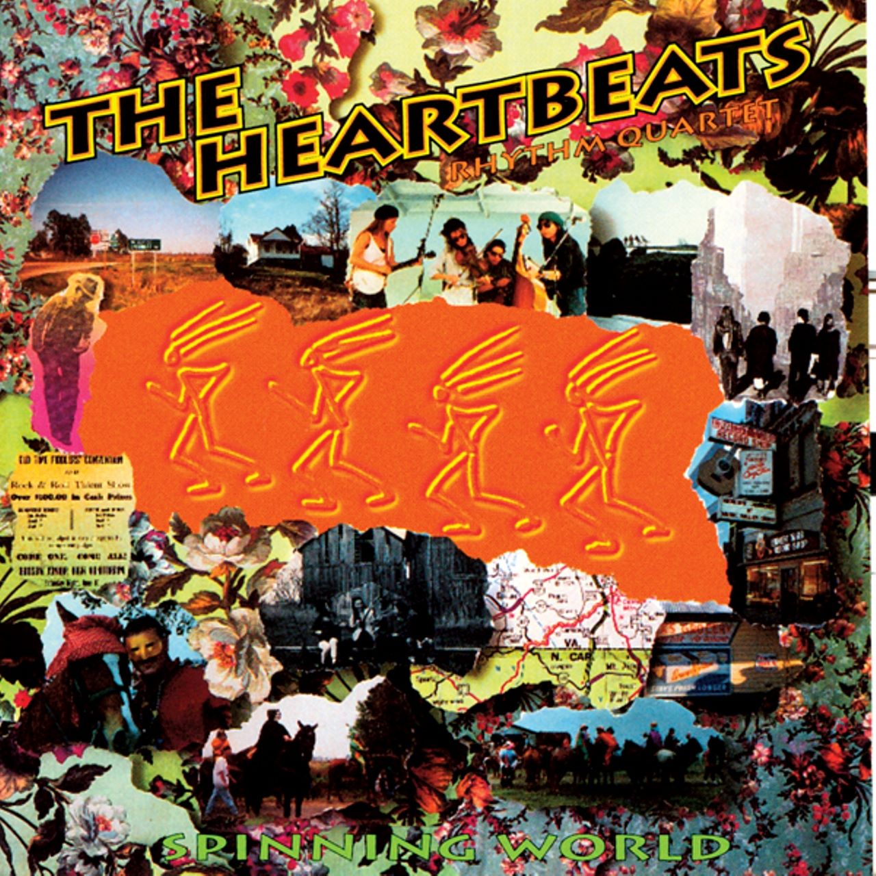 Heartbeats Rhythm Quartet - Spinning World cover album