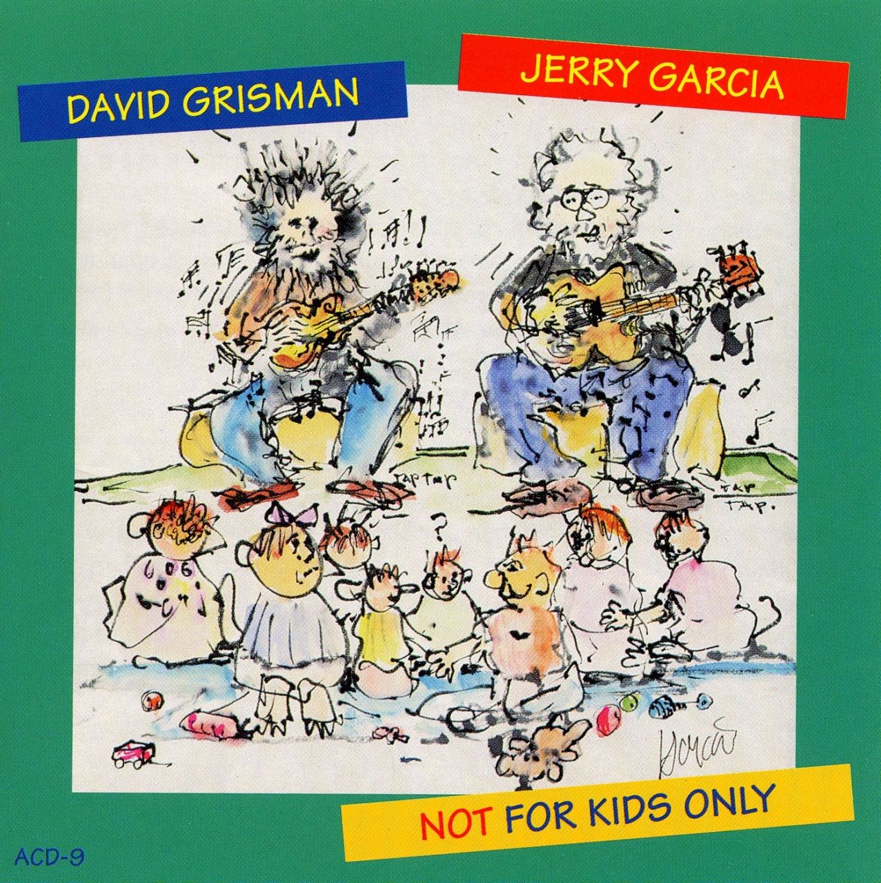 Jerry Garcia & David Grisman - Not For Kids Only cover album