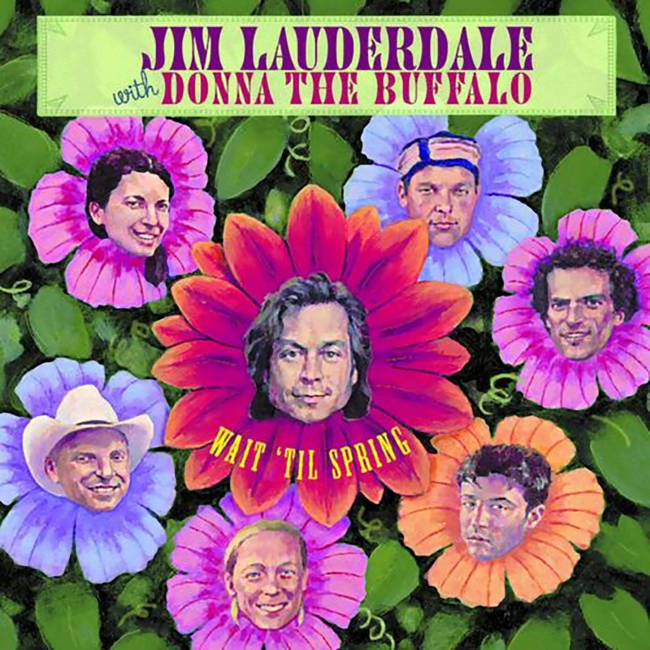 Jim Lauderdale & Donna The Buffalo - Wait 'Til Spring cover album