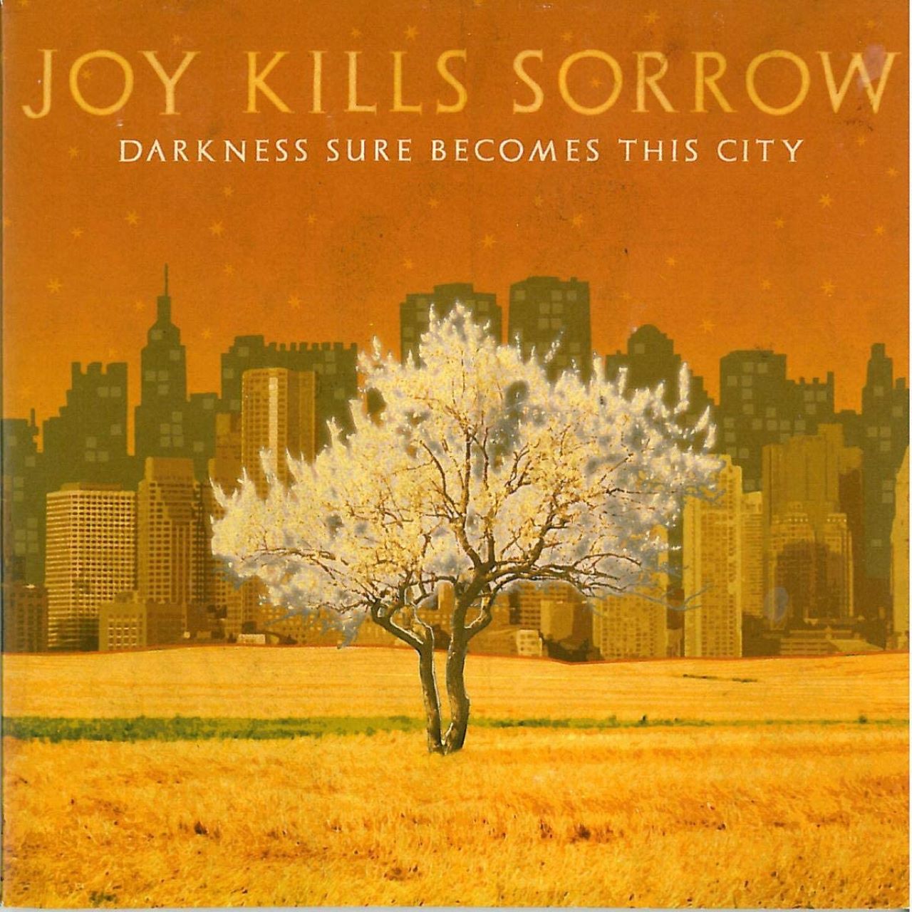 Joy Kills Sorrow - Darkness Sure Becomes This City cover album