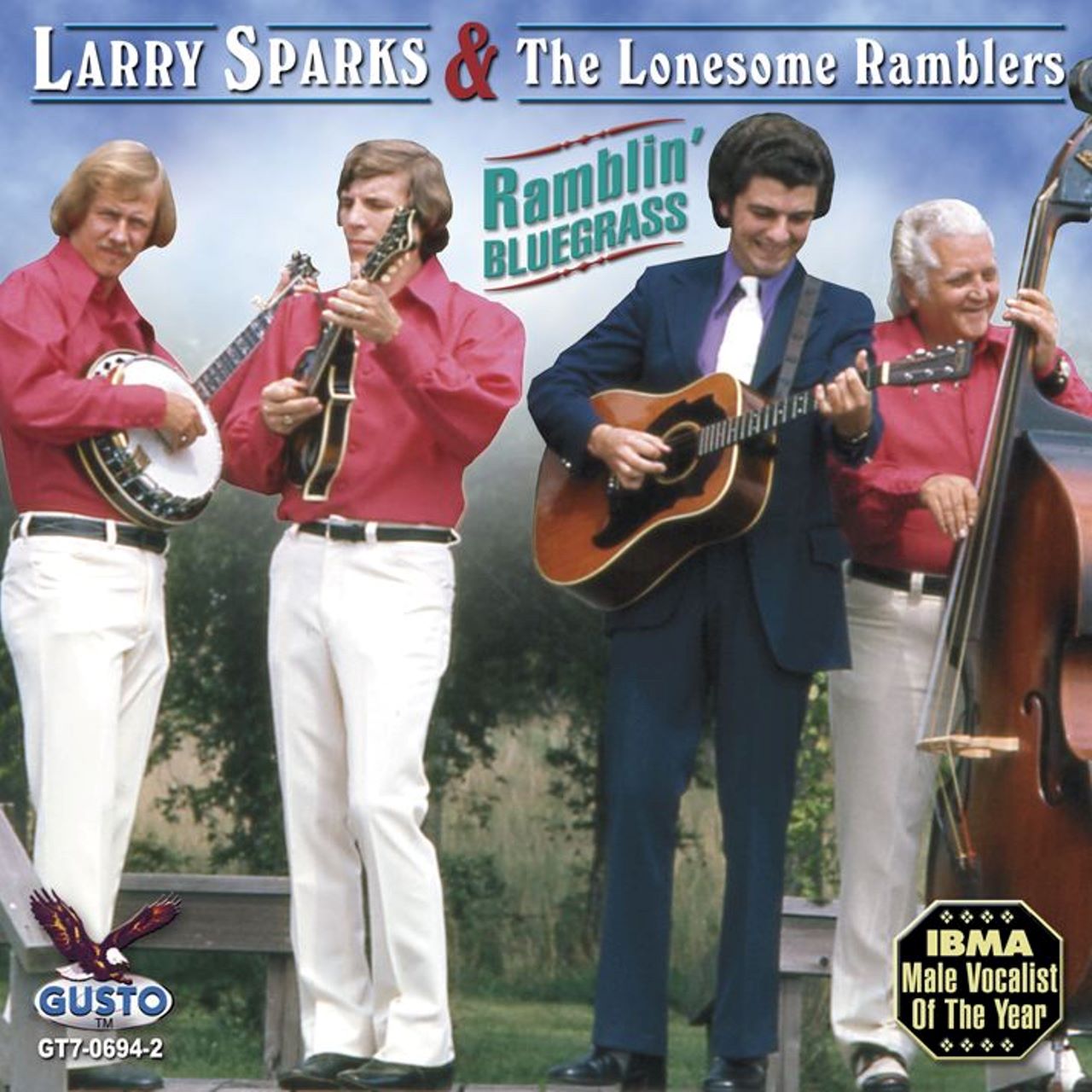 Larry Sparks - Ramblin' Bluegrass cover album