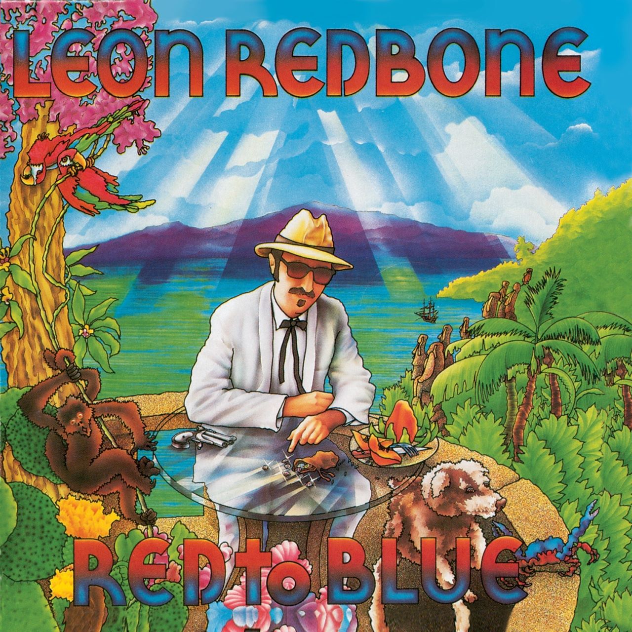 Leon Redbone - Red To Blue cover album