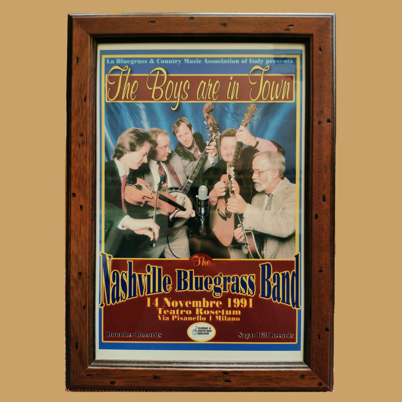 Nashville Bluegrass Band a Milano, 14/11/1991 concert