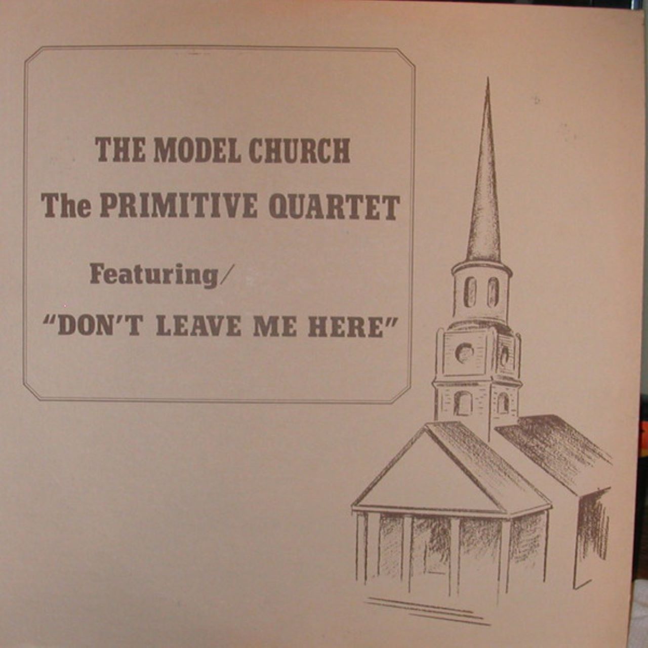 Primitive Quartet - The Model Church cover album