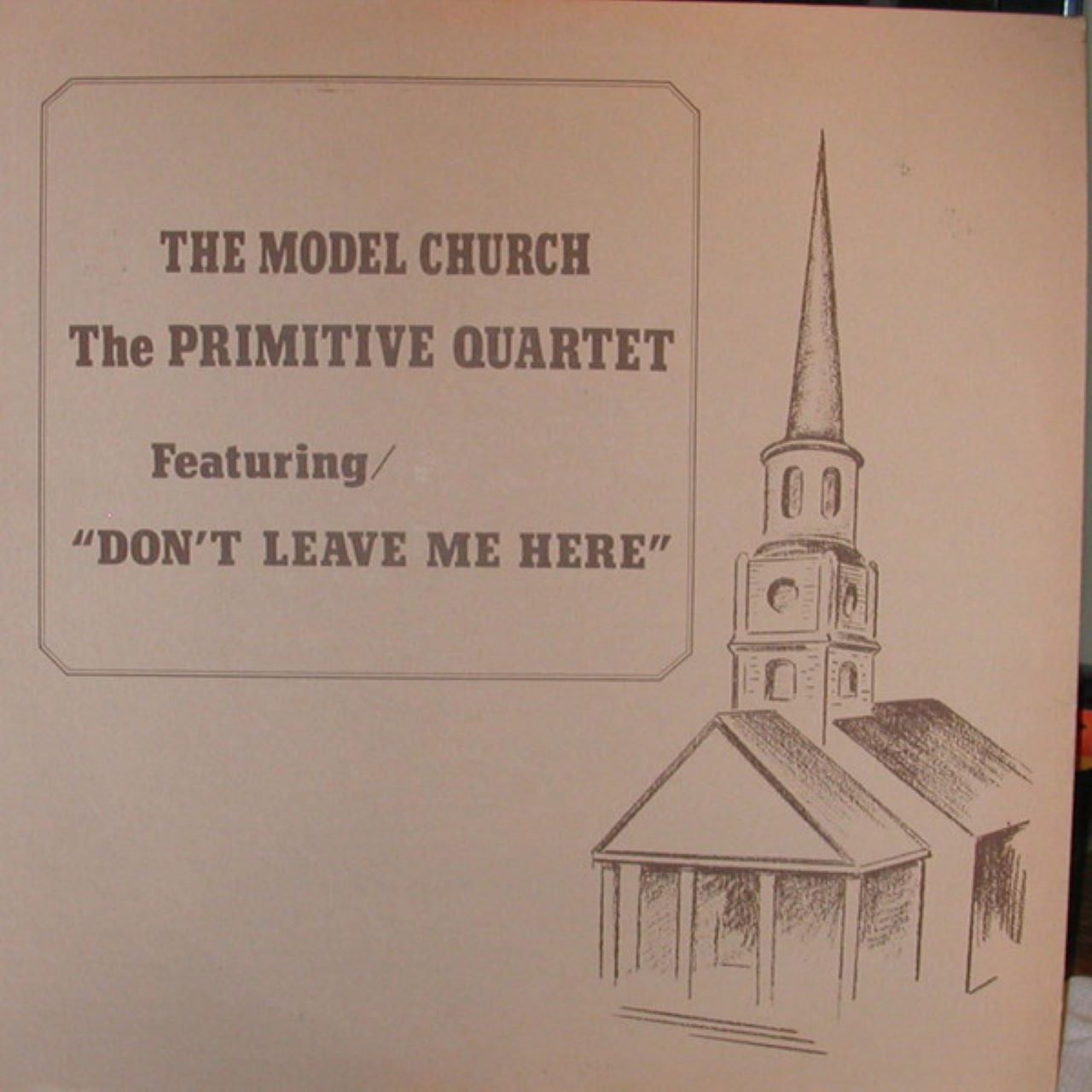 Primitive Quartet - The Model Church cover album