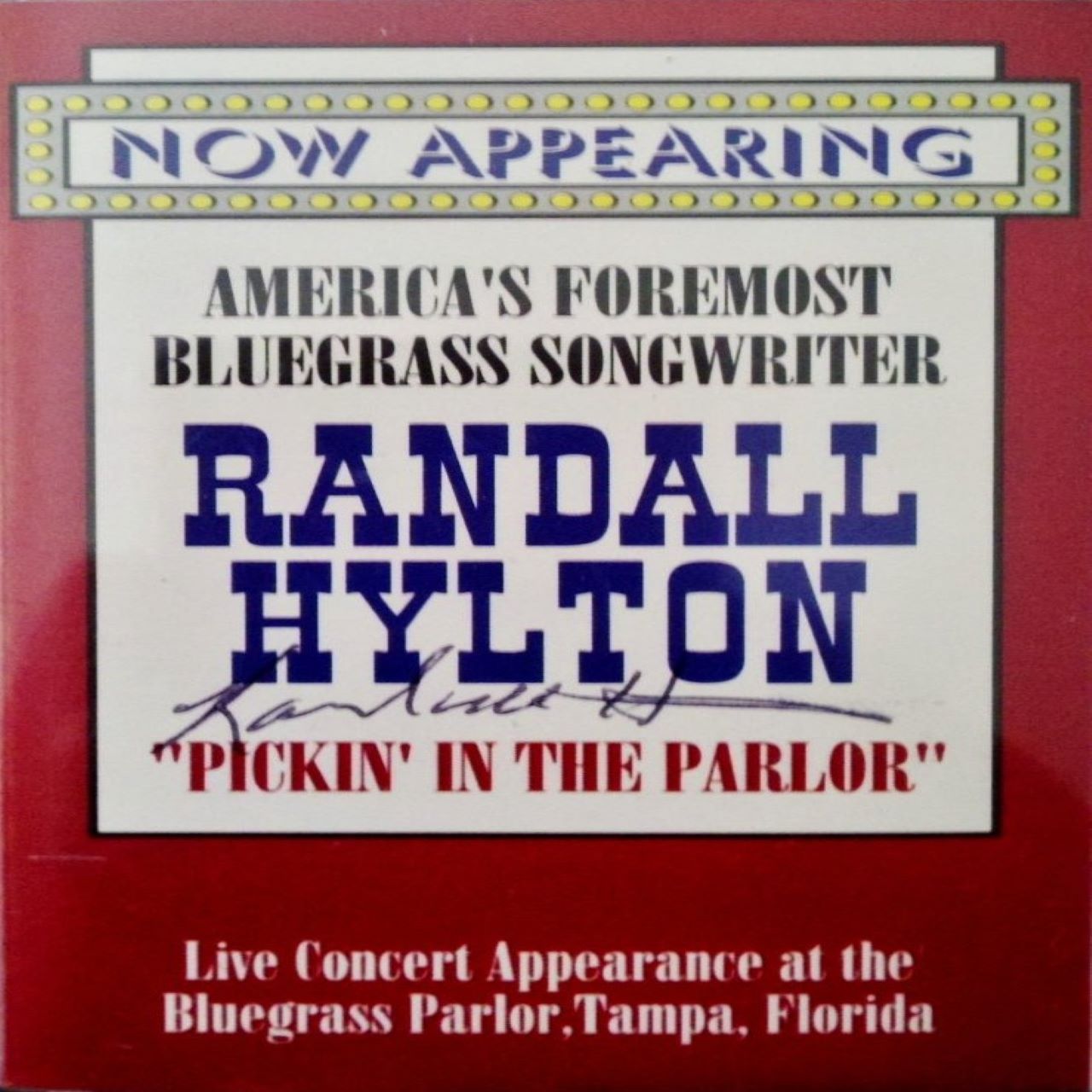 Randall Hylton - Pickin' In The Parlor cover album