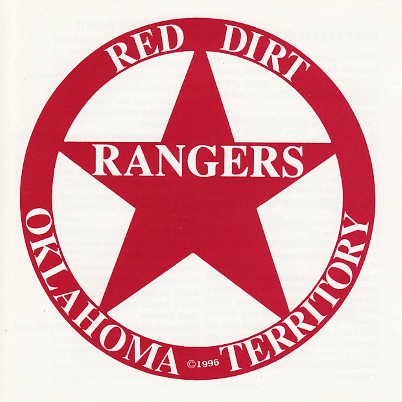 Red Dirt Rangers - Oklahoma Territory cover album