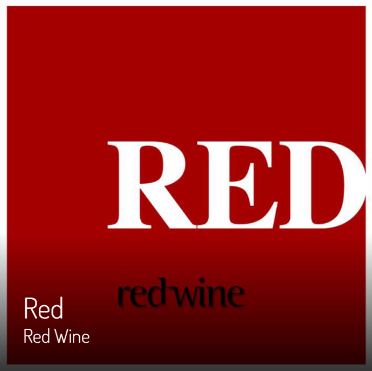 Red Wine - Red cover album
