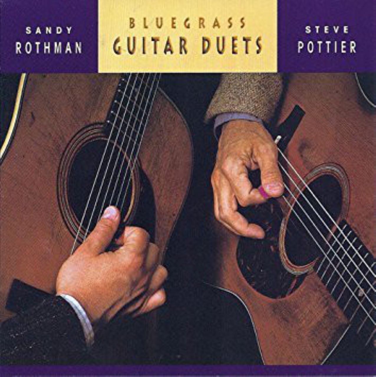 Steve Pottier & Sandy Rothman - Bluegrass Guitar Duets cover album