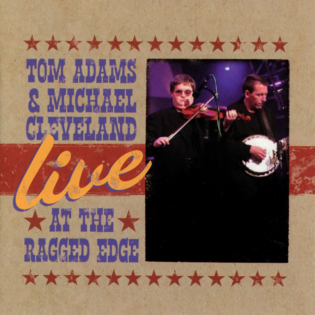 Tom Adams & Michael Cleveland - Live At The Ragged Edge cover album