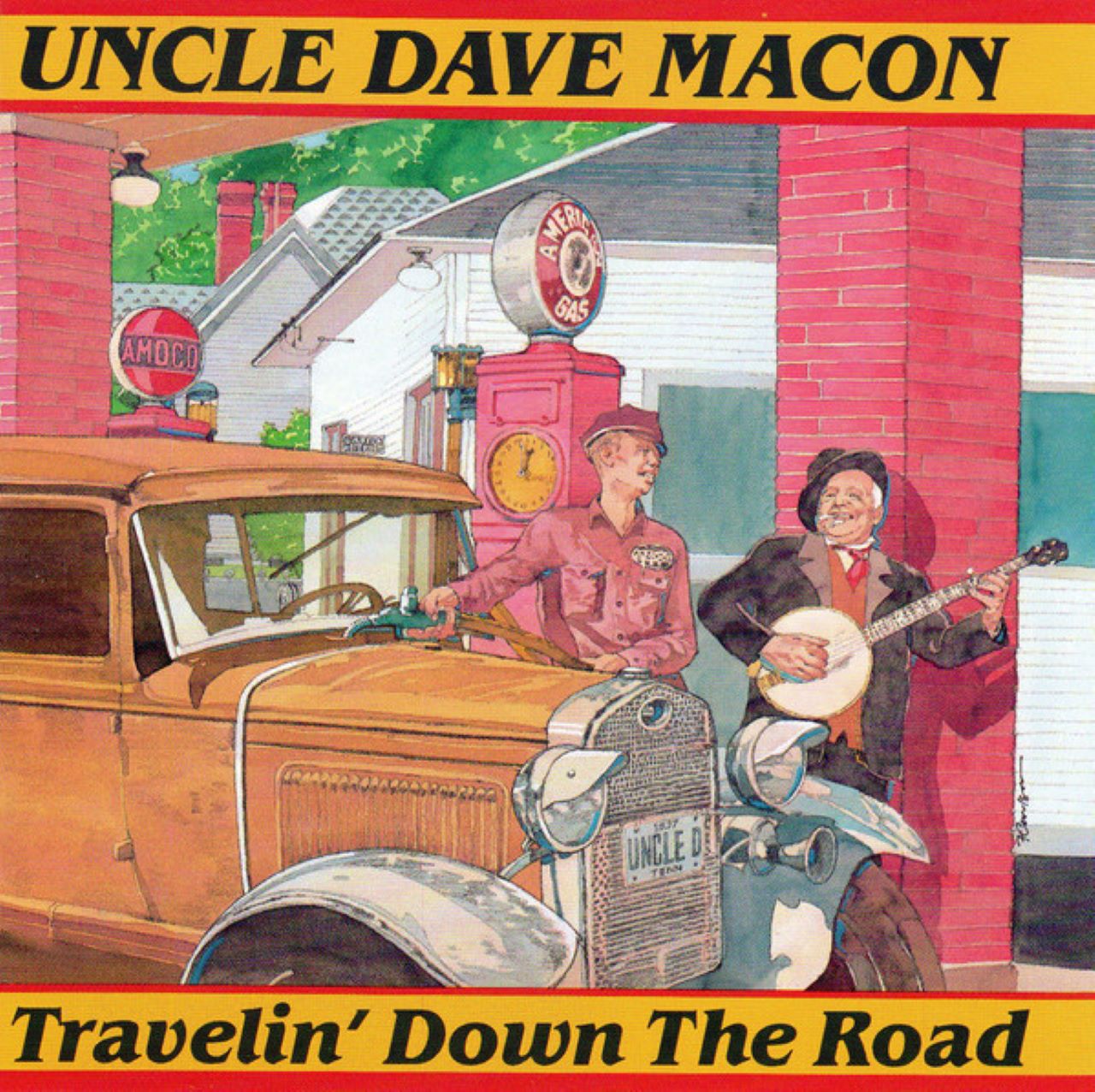 Uncle Dave Macon - Travelin’ Down The Road cover album