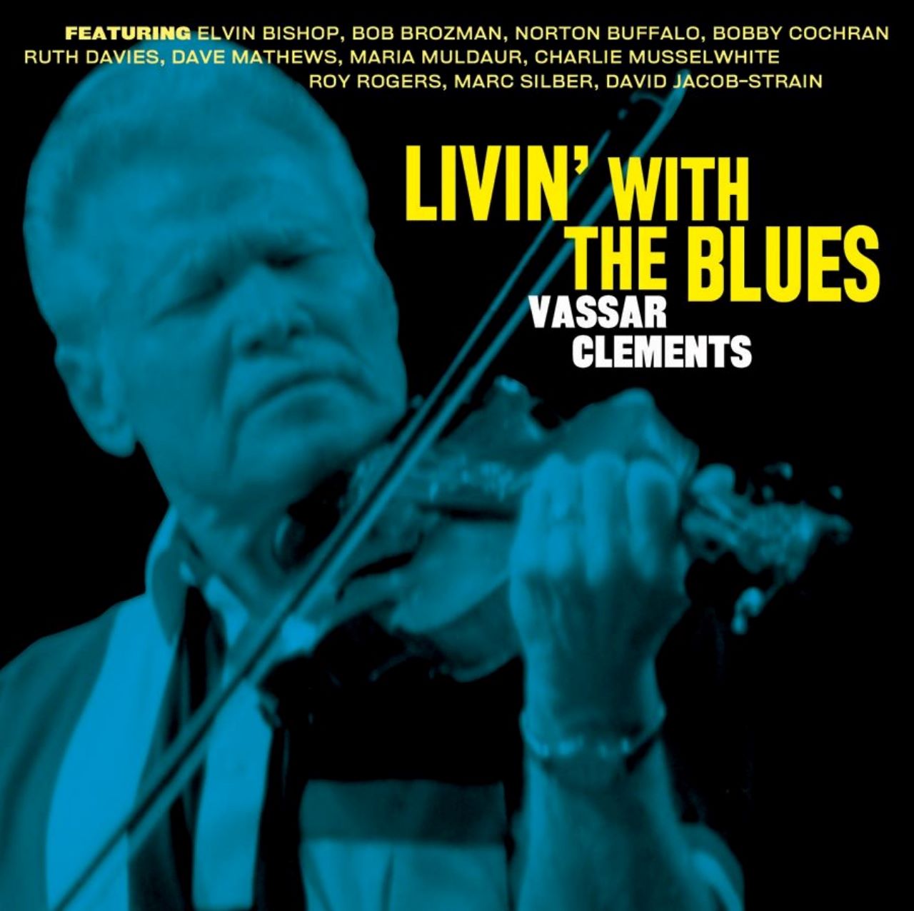 Vassar Clements - Livin’ With The Blues cover album