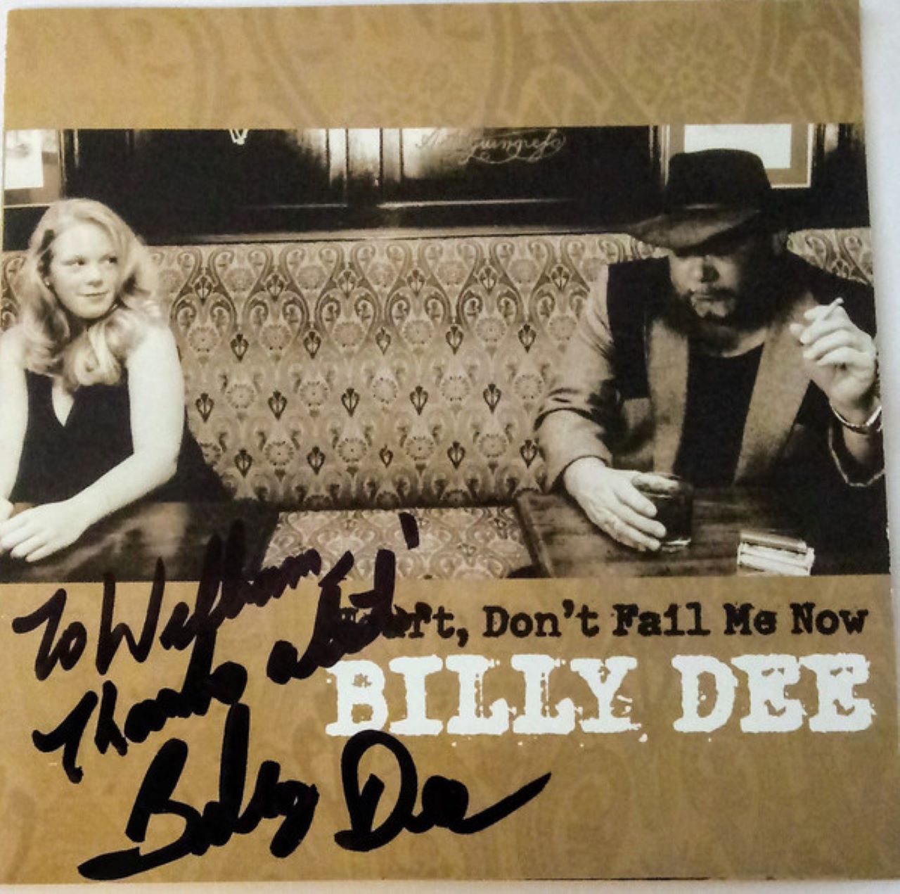 Billy Dee Donahue - Heart Don’t Fail Me Now cover album