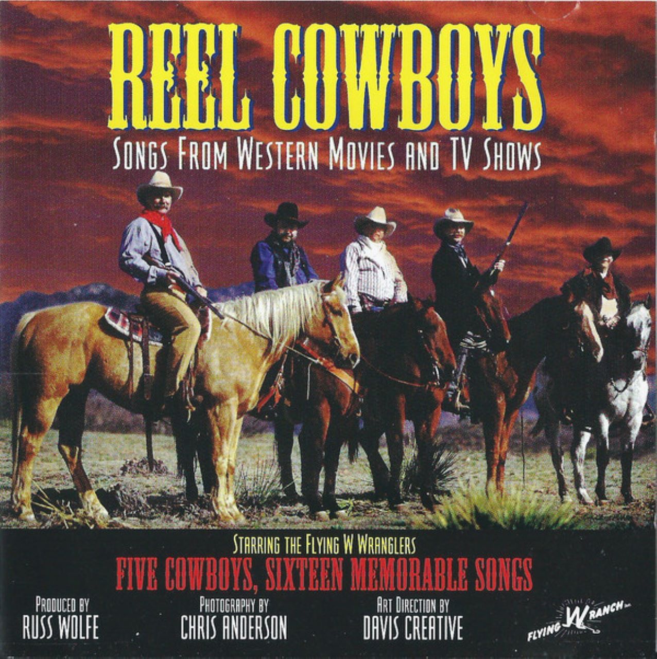 Flying W. Wranglers - Reel Cowboys cover album