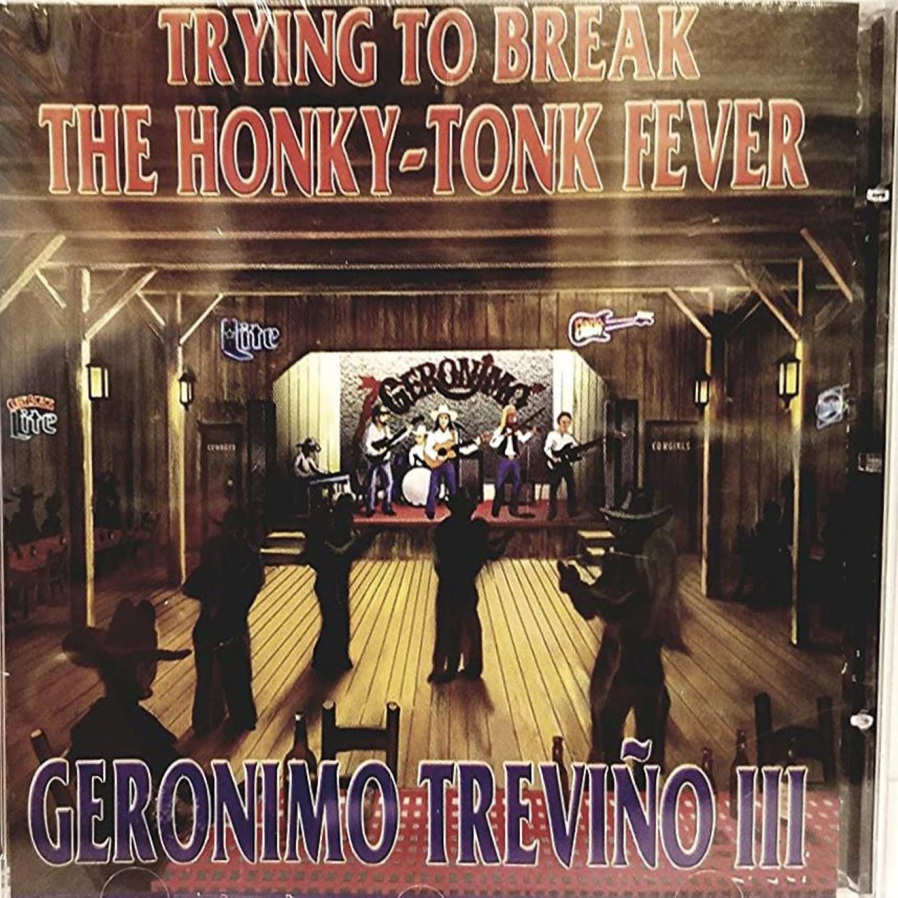 Geronimo Trevino III - Trying To Break The Honky-Tonk Fever cover album