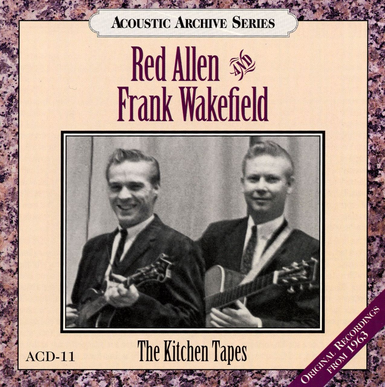 Red Allen & Frank Wakefield - The Kitchen Tapes cover album