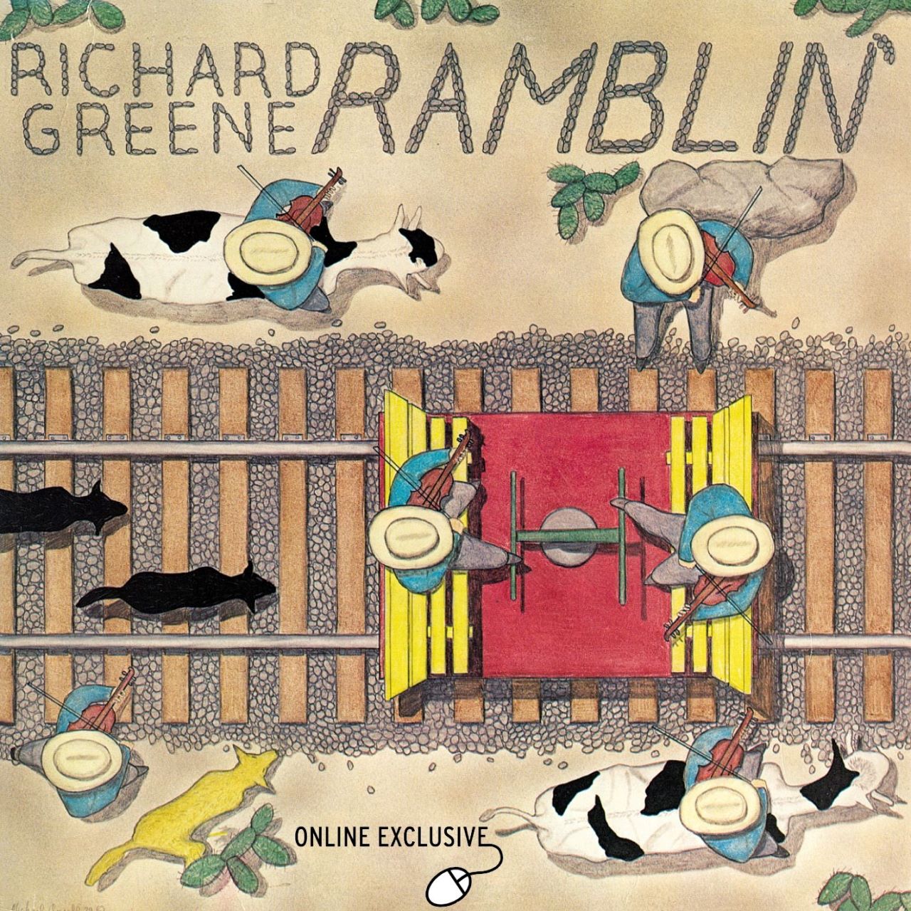 Richard Greene - Ramblin' cover album