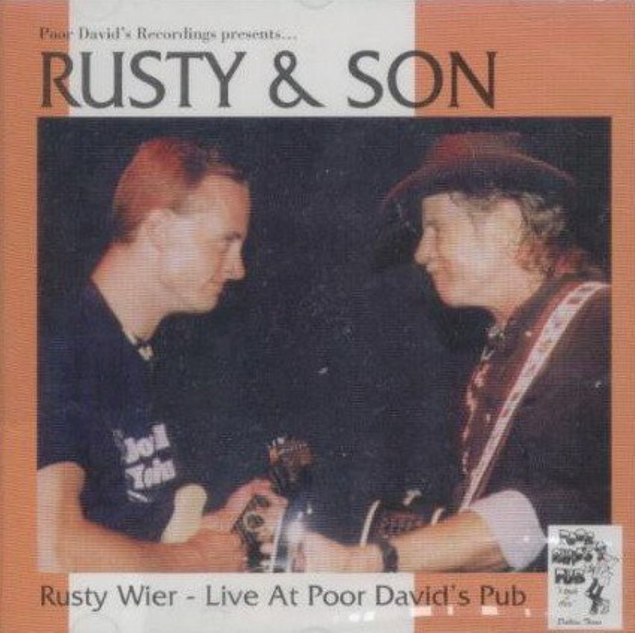 Rusty Wier - Rusty & Son – Live At Poor David’s Pub cover album