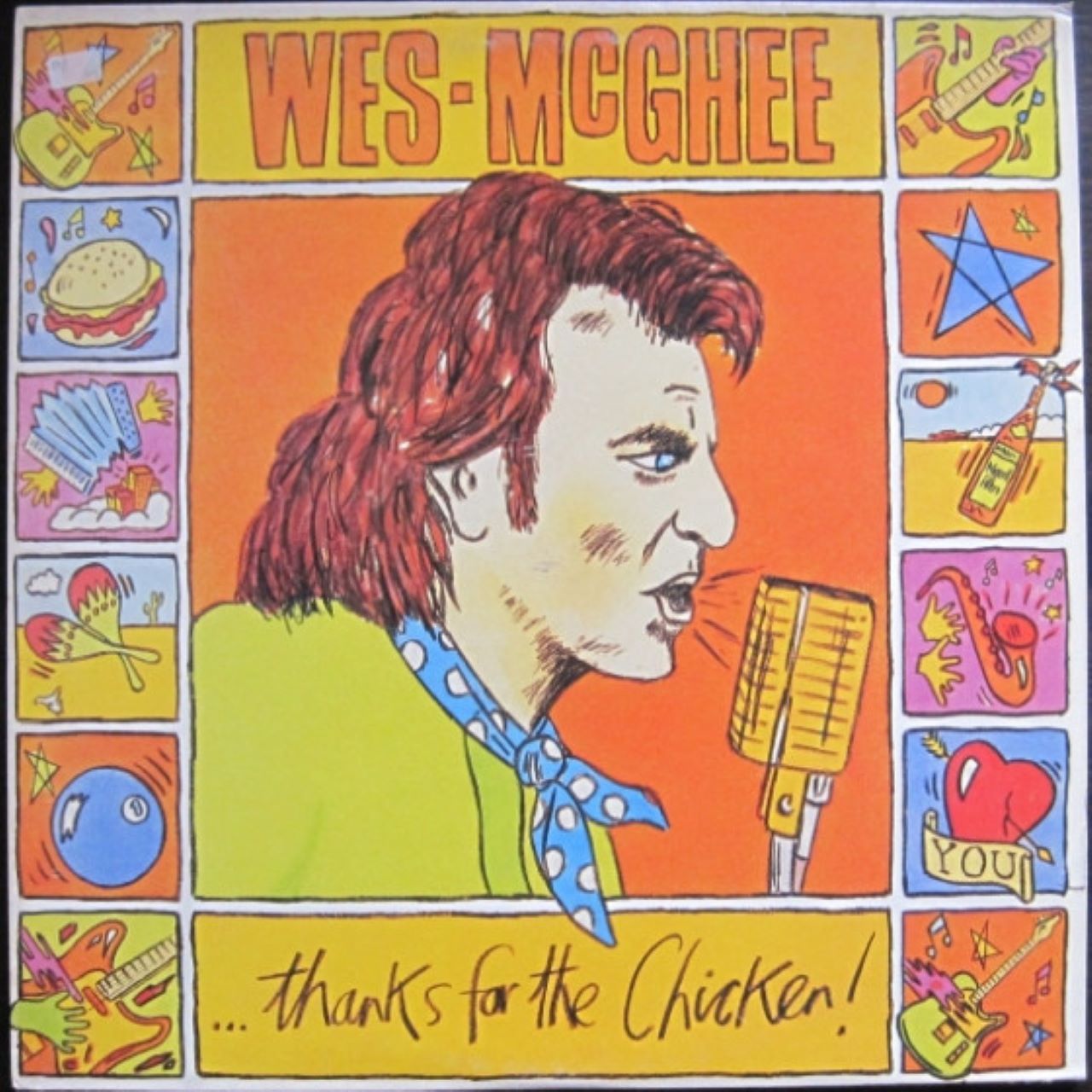 Wes McGhee - Thanks For The Chicken cover album